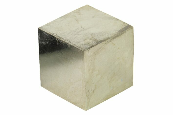 Natural Pyrite Cube - Victoria Mine, Spain #144069